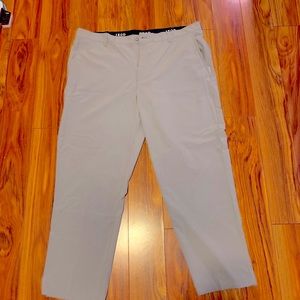 Izod Golf Mens Stretch Grey Chino Pants 42 X 30